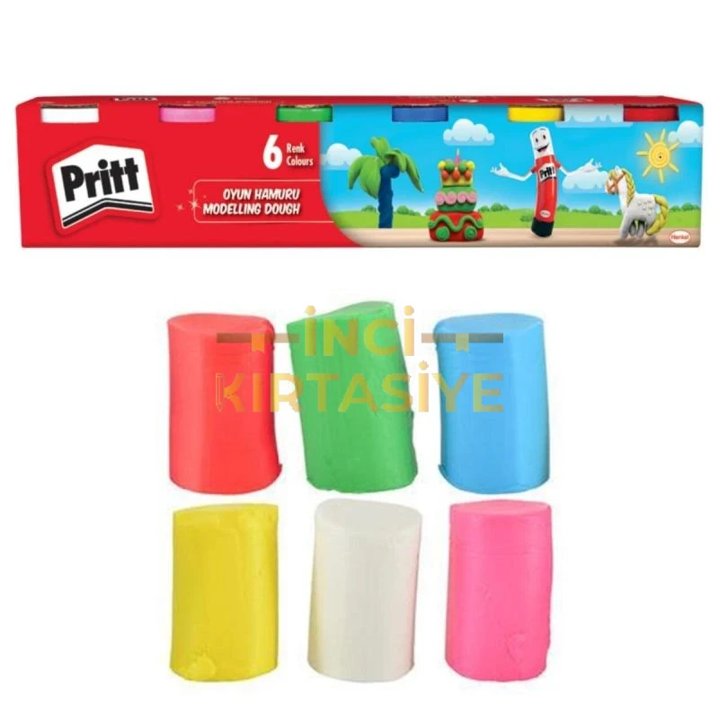 PRITT 6 RENK 100GR OYUN HAMURU