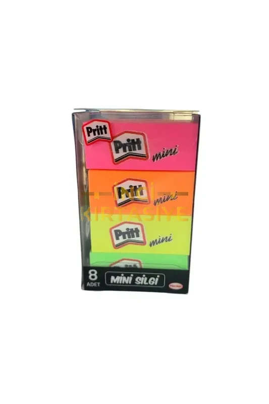 PRİTT 8'Lİ RENKLİ MİN SİLGİ