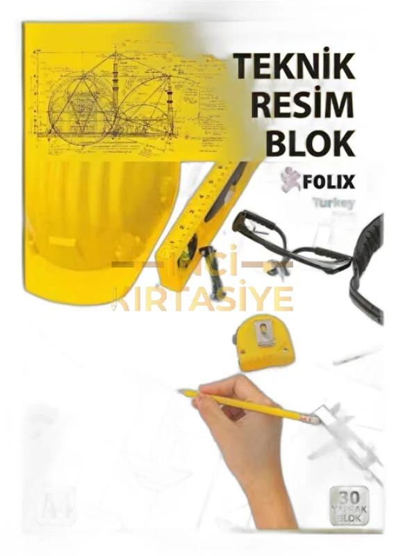 FOLİX TEKNİK RESİM DEFTERİ A4 DİK