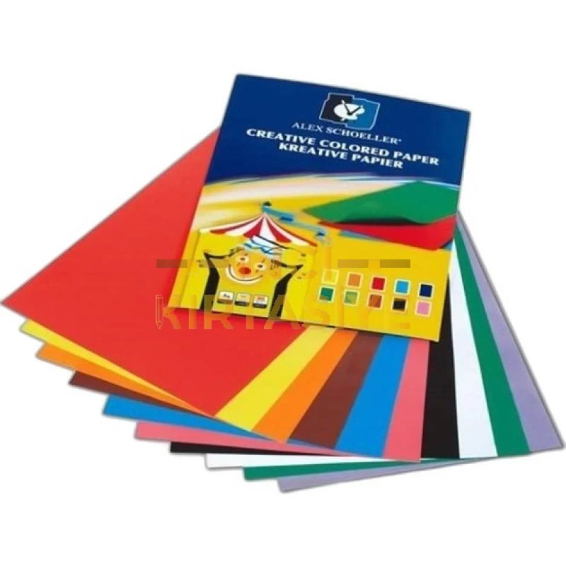 ALEX ELİŞİ KAĞIDI A4 KARIŞIK 10 LU POŞET ALX-218