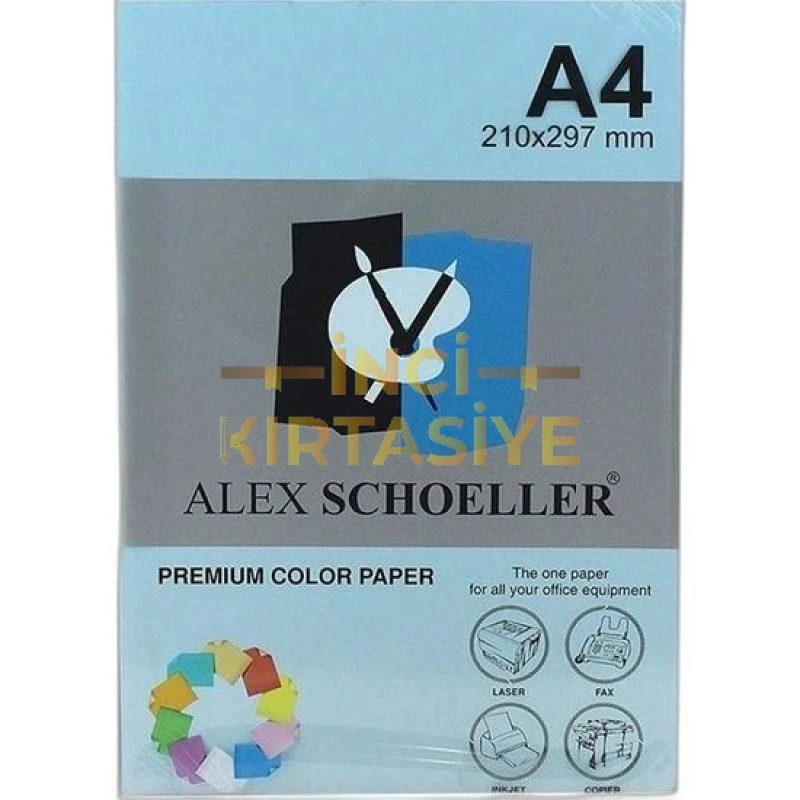 ALEX COL.FTK.KĞ.A4 500'LÜ ALX-580 MAVİ
