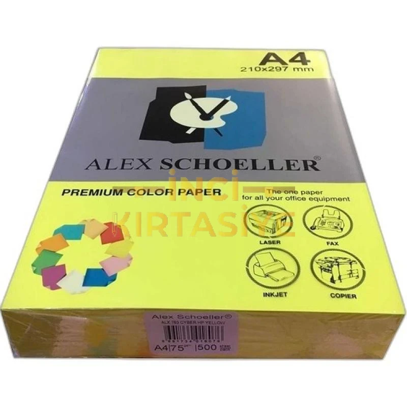 ALEX FOS.FTK.KĞ.A4 500'LÜ ALX-763 SARI