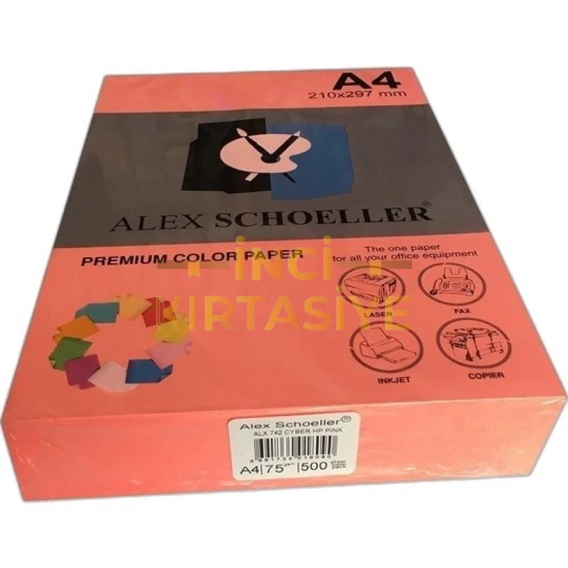 ALEX FOS.FTK.KĞ.A4 500'LÜ ALX-742 PEMBE
