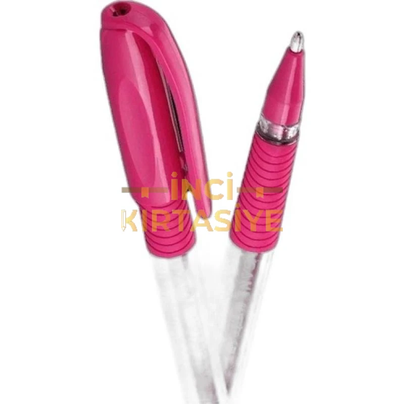 PENSAN GLITTER SİMLİ JEL KALEM PEMBE 1 MM