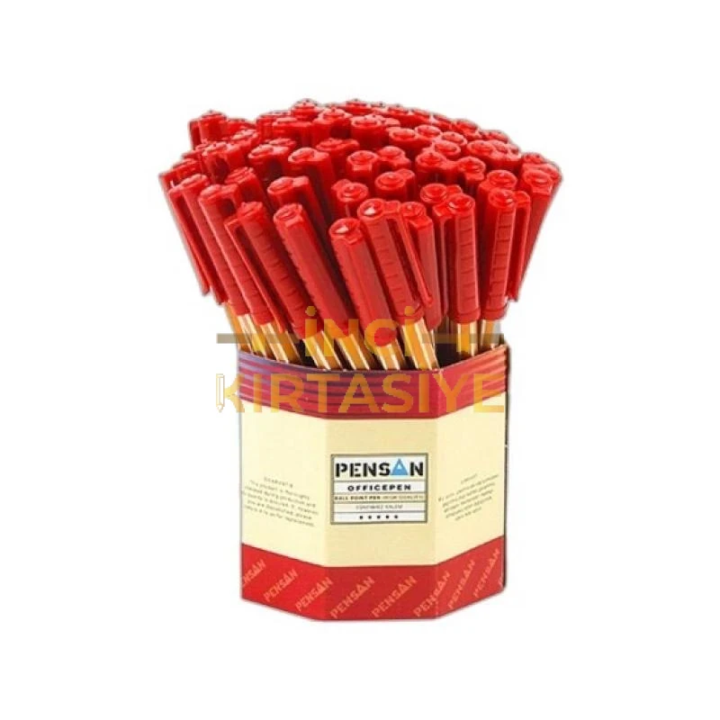 PENSAN 1010 TÜKENMEZ KALEM KIRMIZI 1MM
