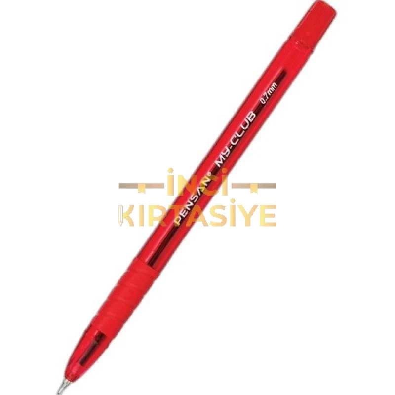 PENSAN CLUB MEDIUM TÜKENMEZ KALEM KIRMIZI 0,7 MM