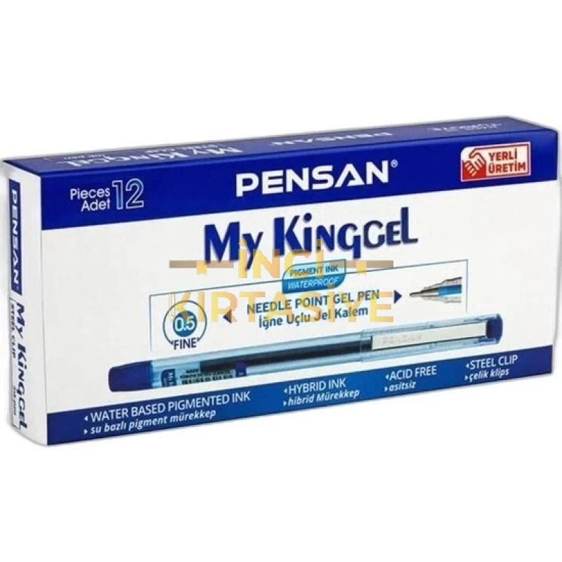 PENSAN 6405 MY-KING JEL METAL KLİPS KLM MAVİ 0,5