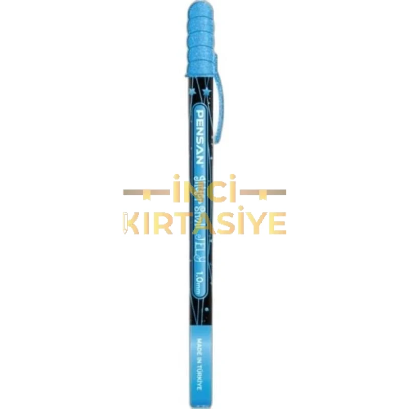 PENSAN JELY GLİTTER 1.0 MM GEL PEN MAVİ