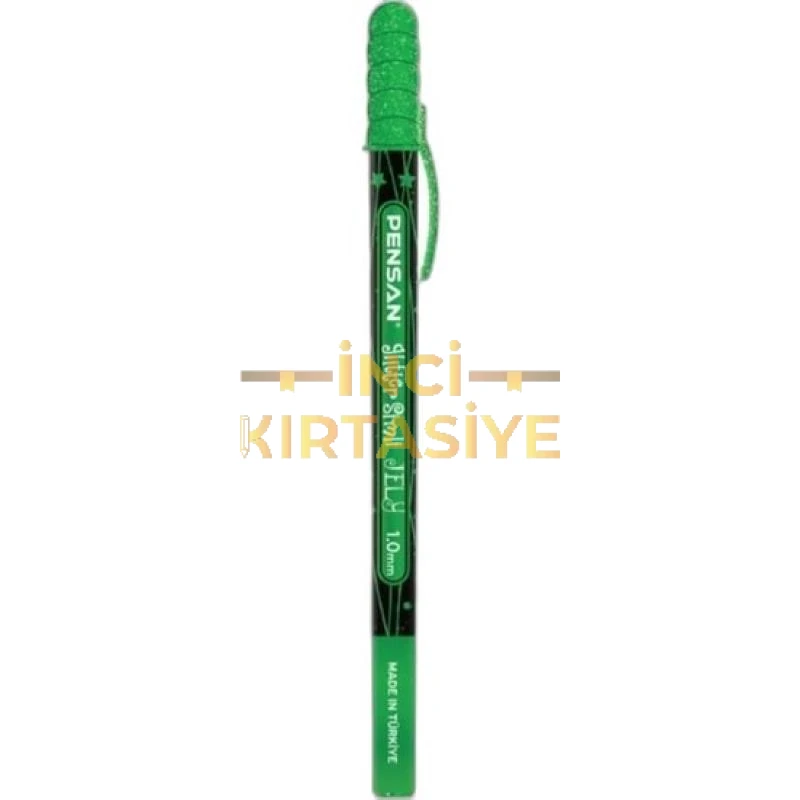 PENSAN JELY GLİTTER 1.0 MM GEL PEN YEŞİL