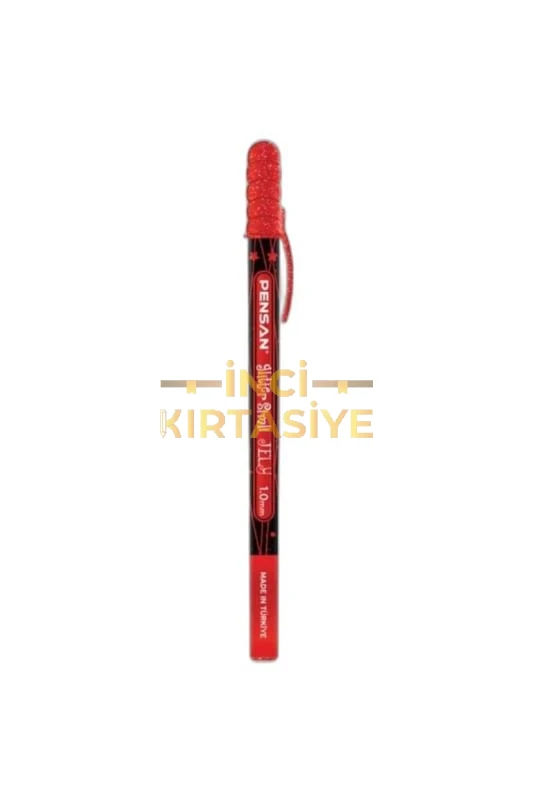 PENSAN JELY GLİTTER 1.0 MM GEL PEN KIRMIZI
