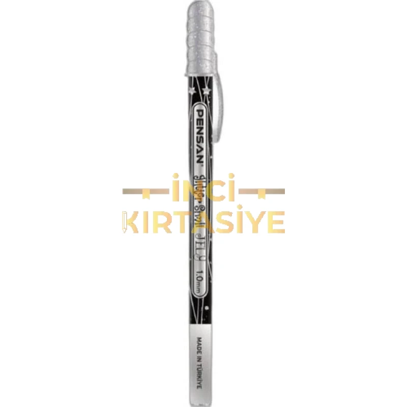 PENSAN JELY GLİTTER 1.0 MM GEL PEN GÜMÜŞ