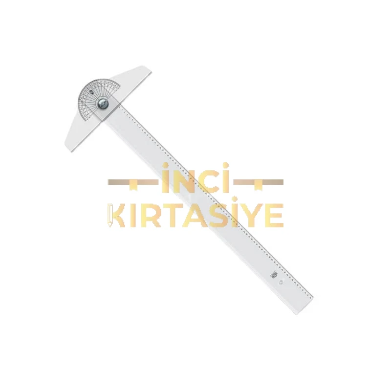 HATAS MİNKALE  - OYNAR BAŞLI PLASTİK T CETVELİ 75 CM