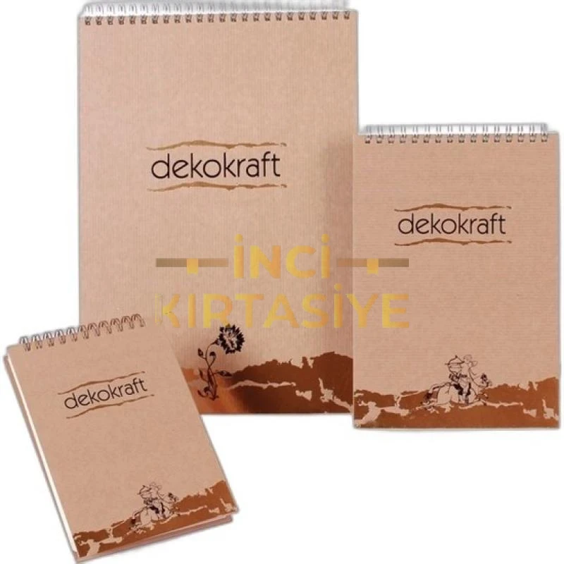K.COLOR A6 80 YP.ÇİZGİ DEKOKRAFT SPR.BLOKNOT