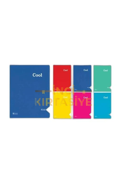 KESKIN A4 96 YP.ÇIZGILI PP KP.SPIRALLI COOL DEFTER