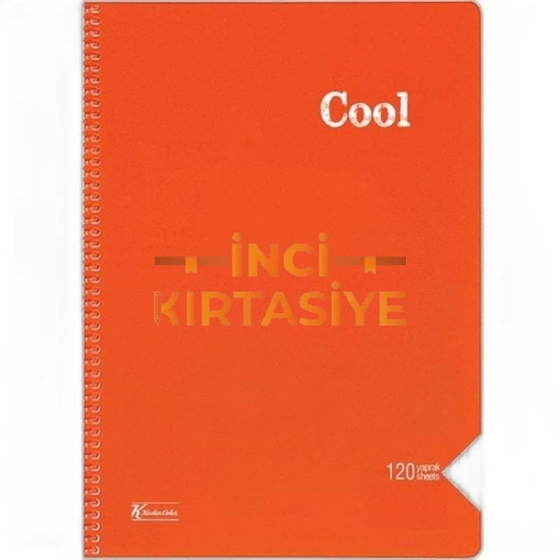 KESKIN A4 120 YP.KARELI PP KP.SPIRALLI COOL DEFTER