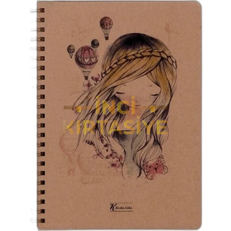 KESKİN A5 100 ÇİZGİSİZ KRAFT DEFTER