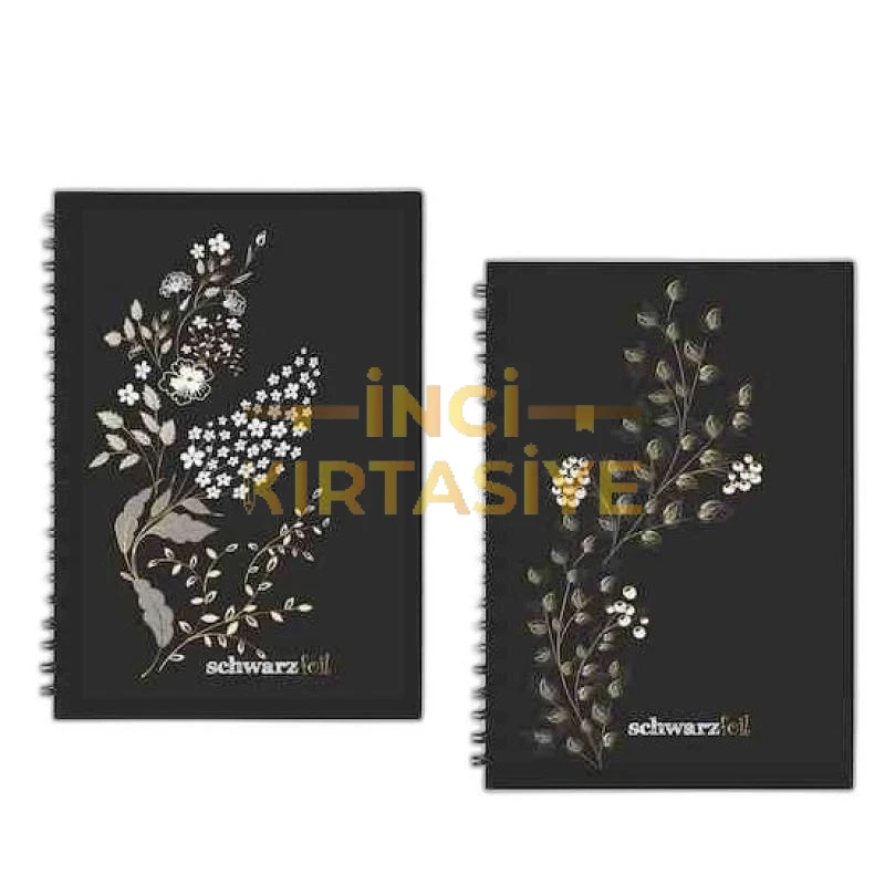 SCHWARZ 14*20 60 SİYAH DEFTER
