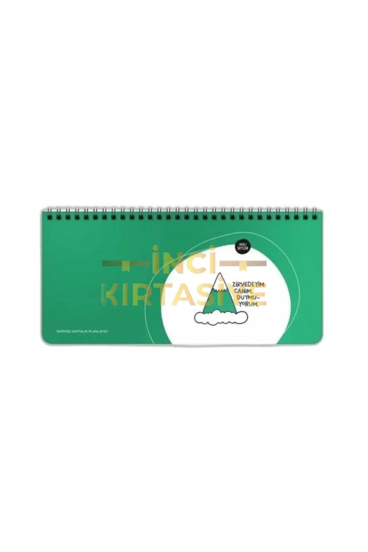 HISLI ŞEYLER 13*27 SPIRALLI STICKERLI PLANNER -ZIRVEDEYIM CANIM DUYMUYORUM