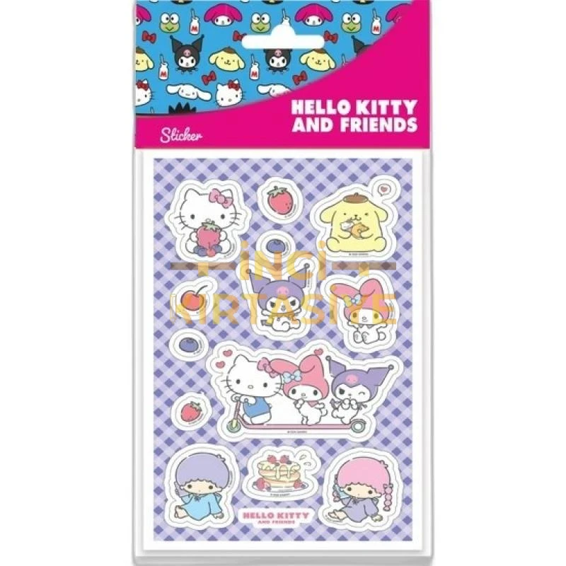 HELLO KITTY AND FRIENDS PUFFY STICKER