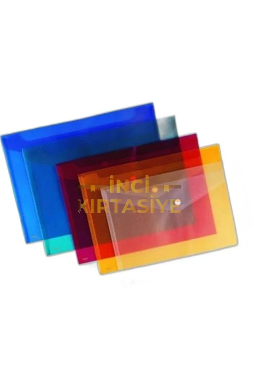 NOKİ DOSYA ÇITÇITLI EVRAK ZARFI KIRMIZI