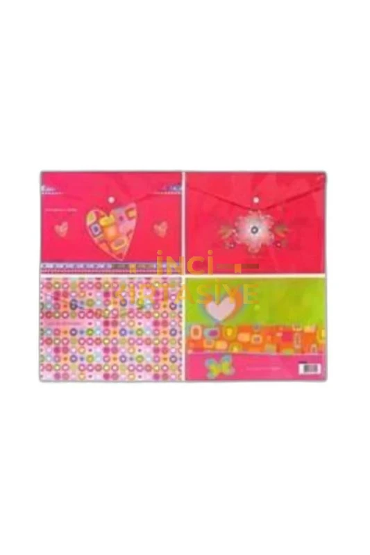 NOKİ BASKILI ÇITÇITLI EVRAK ZARFI KIZ 3105