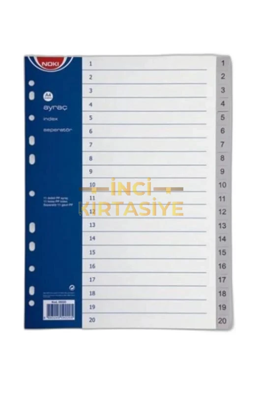 NOKİ AYRAÇ PP 1-20 RAKAM