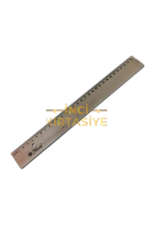 MASİS TAKİVEYLİ 30 CM AHŞAP CETVEL