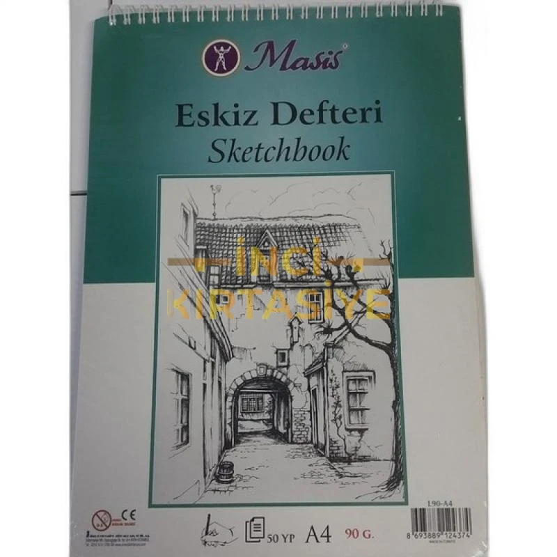 MASIS ESKIZ DEFTERI, A4, 90 GR. 50 YAPRAK