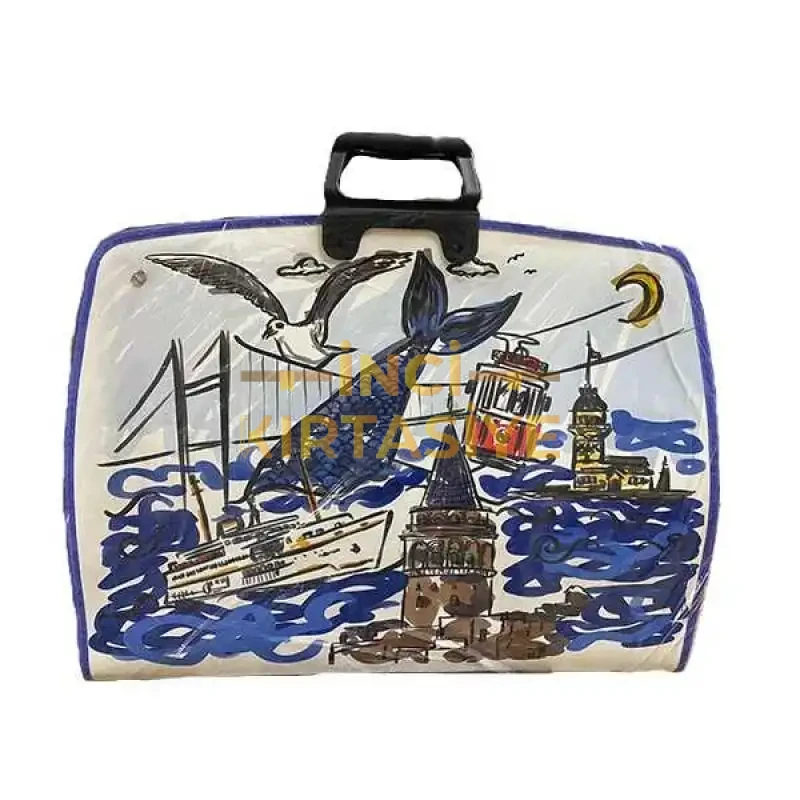 ART COLLAGE 38X55 İSTANBUL PROJE ÇANTASI