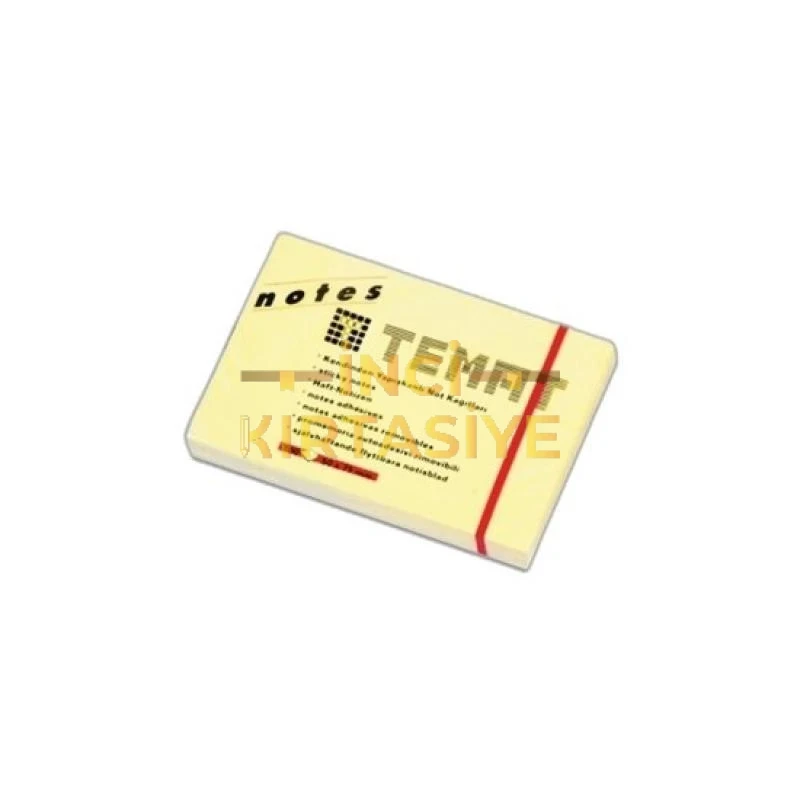 TEMAT 50X75 MM NOT KAĞIDI  100 YPR SARI