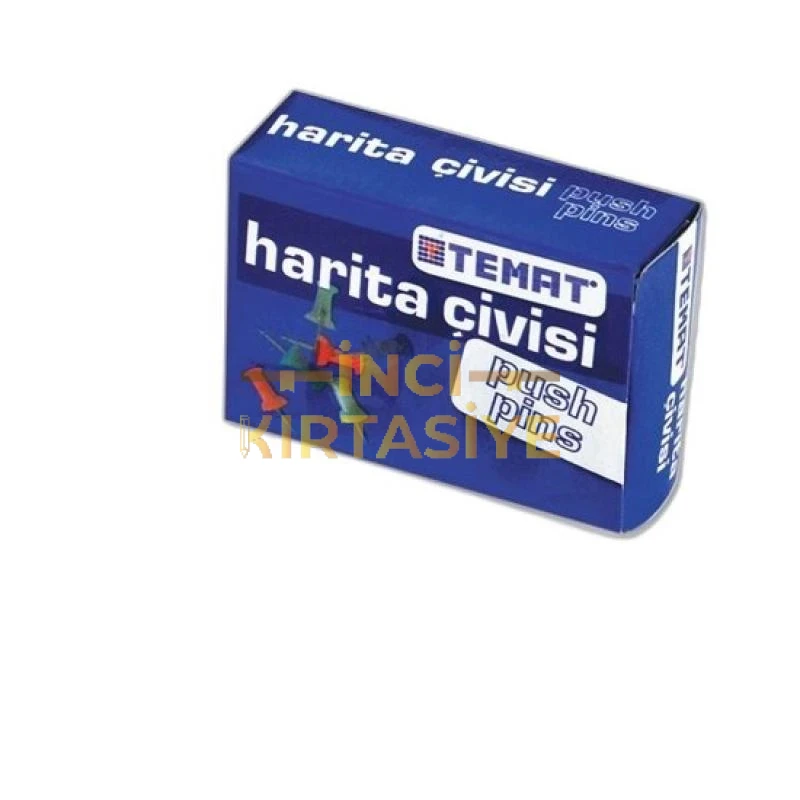 TEMAT 180 RENKLİ HARİTA ÇİVİSİ