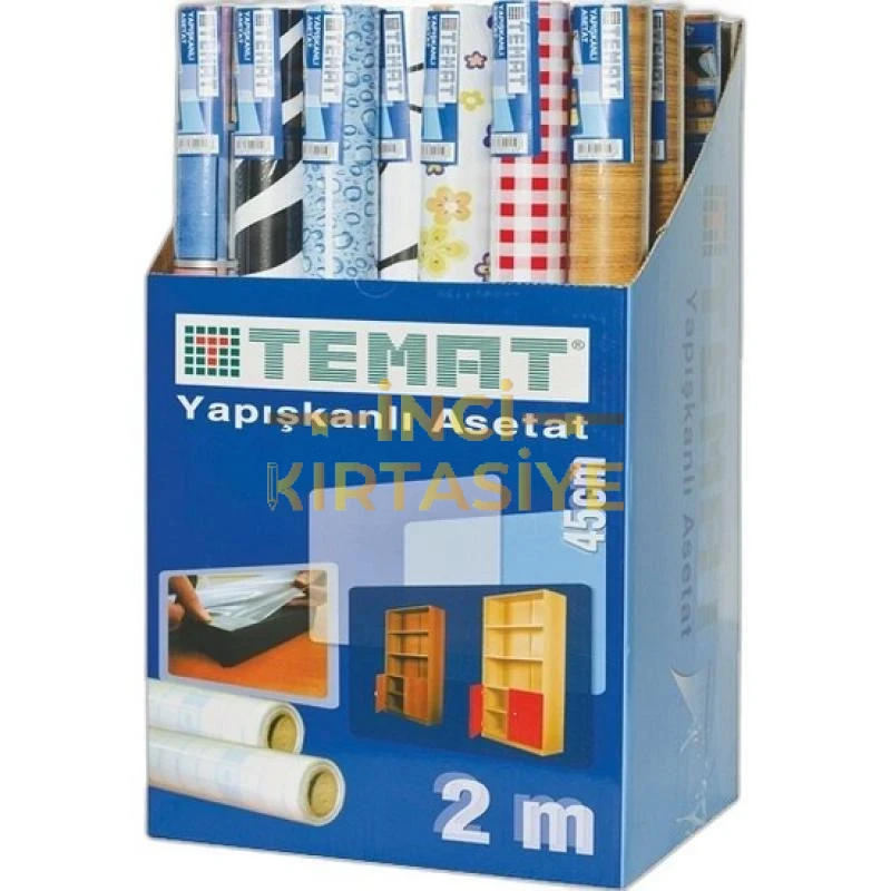 TEMAT YAPIŞKANLI ASETAT 45CMX2M