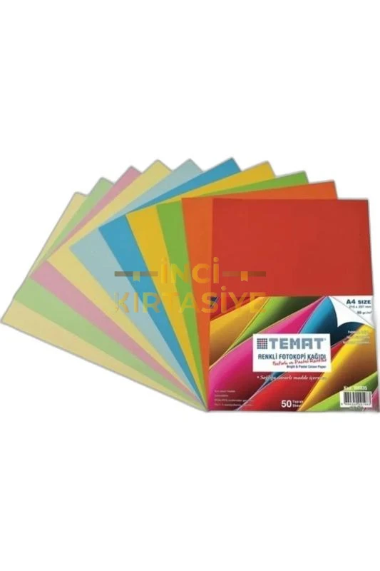 TEMAT 100 SYF RENKLİ FOTOKOPİ KAĞIDI
