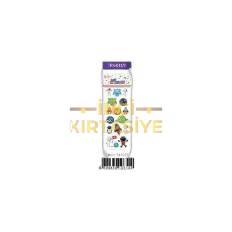 TİCON.TPS-014/02.PUFFY STICKER(UZAY FİGÜRLERİ)