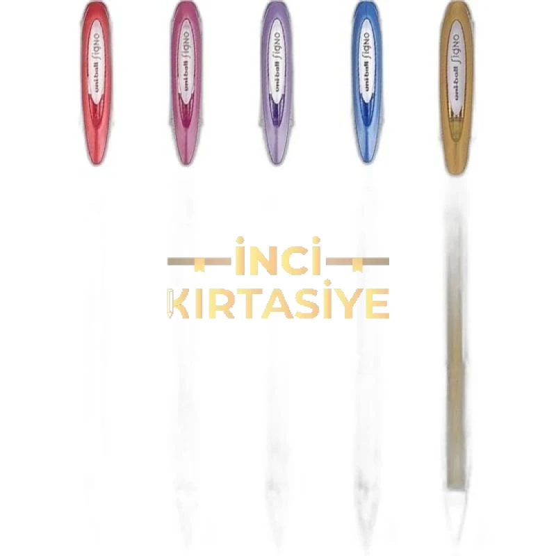 UNIBALL SIGNO NOBLE METAL 0.8 JEL KALEM 5'LI SET