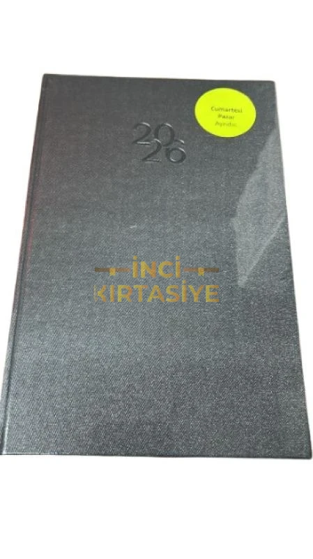 LİZY DERİ KAPAK 192 YAPRAK GÜNLÜK AJANDA IVORY