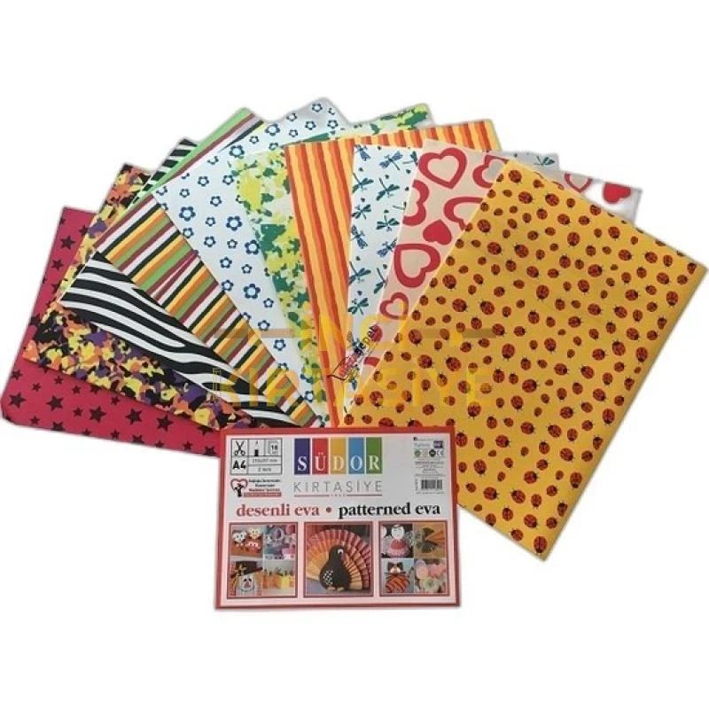 EVA 20X30 CM  10 RENK DESENLİ