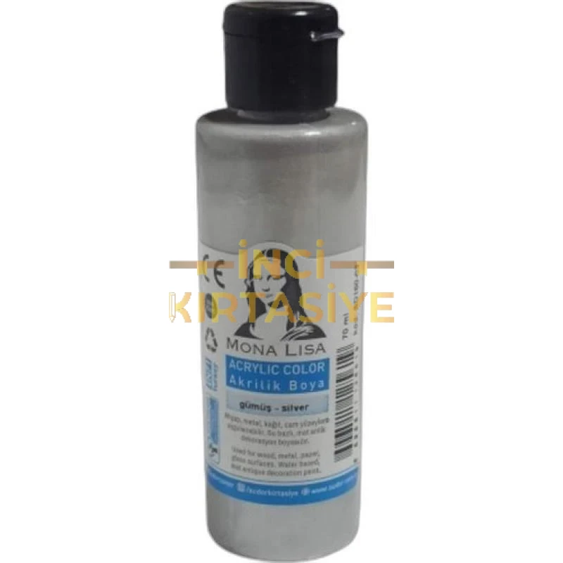 AKRİLİK BOYA 70 ML GÜMÜŞ