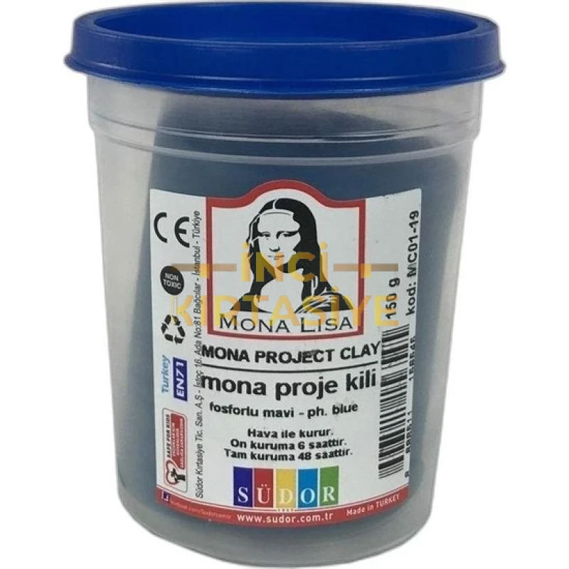 MONALISA MONA PROJE KILI 150 G FOSFORLU MAVI