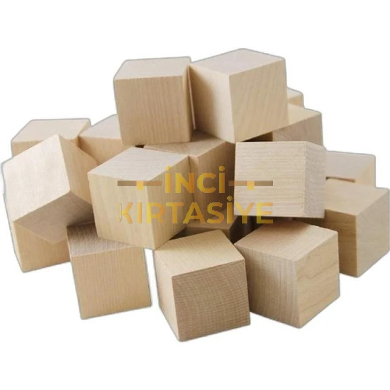 SÜDOR AHŞAP KÜP BLOK 20 LI NATUREL