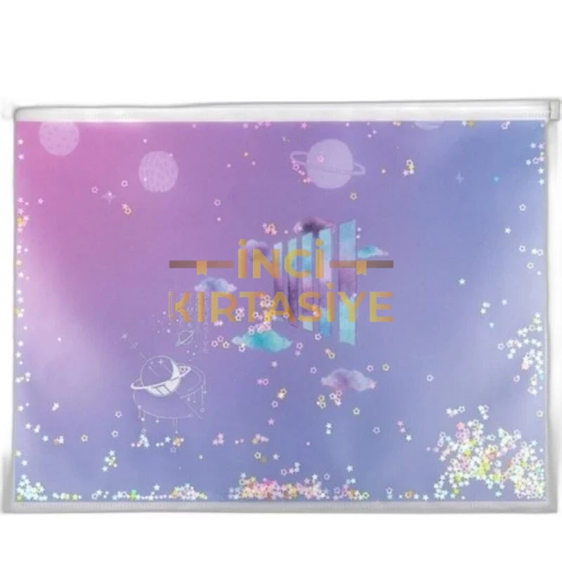 SÜDOR A4 SİMLİ DESENLI FERMUARLI DOSYA