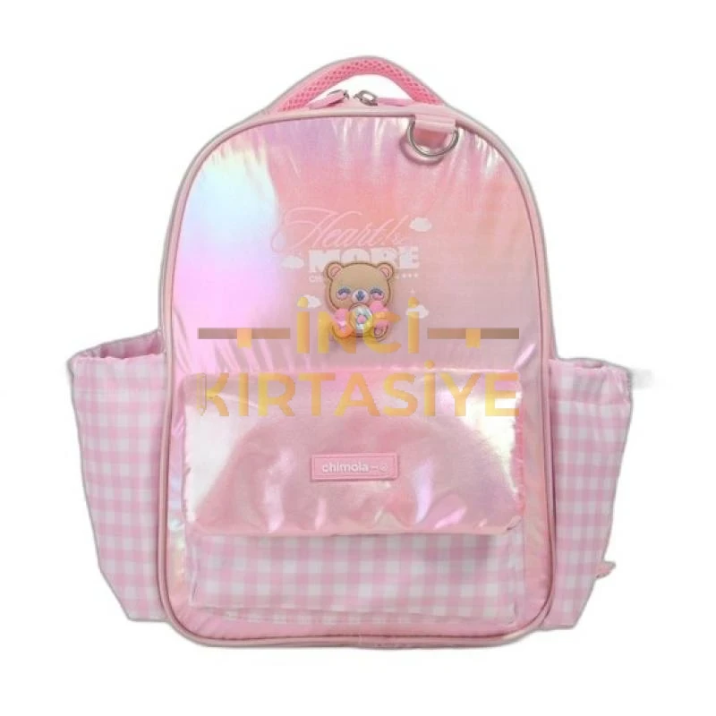 CHİMOLA VİCHY GİRLS AÇIK PEMBE SIRT ÇANTASI
