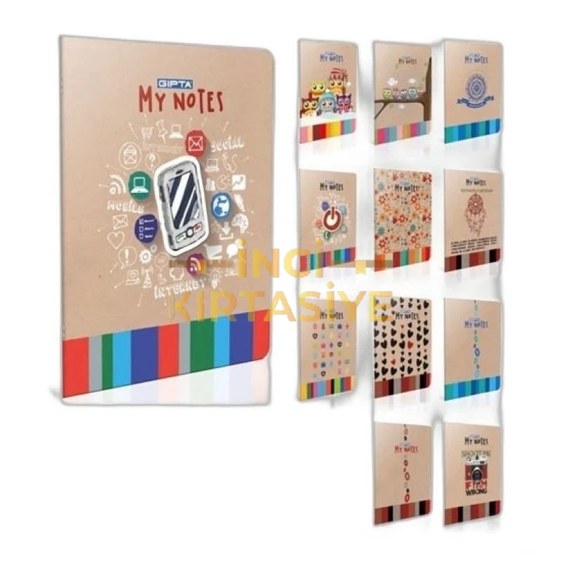 X NOTES A5 80 KARELİ DEFTER