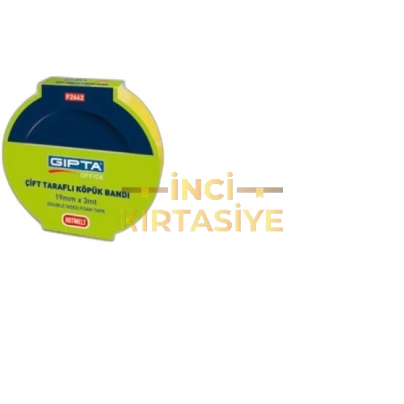 GIPTA BANT - ÇİFT TARAFLI KÖPÜK MONTAJ BANDI 38MMX3MT