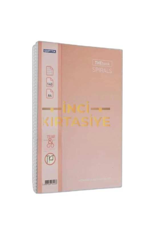 THEBOOK SPIRALS SP. SERT KAPAK A4 140YAP. KARELİ DEFTER