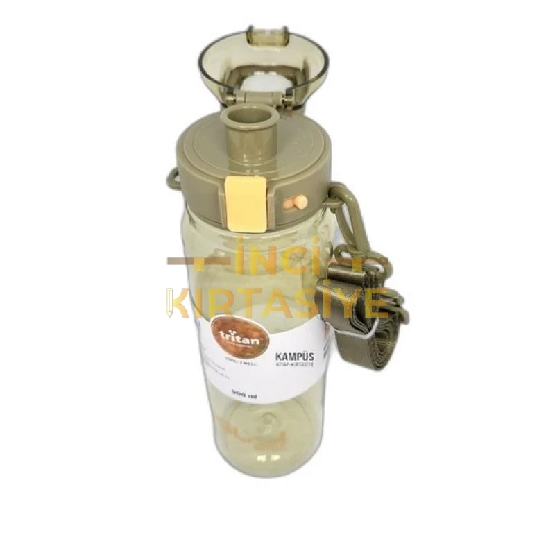 GIPTA ASKILI KİLİTLİ TRITAN MATARA 900ML YEŞİL-KUTUDA