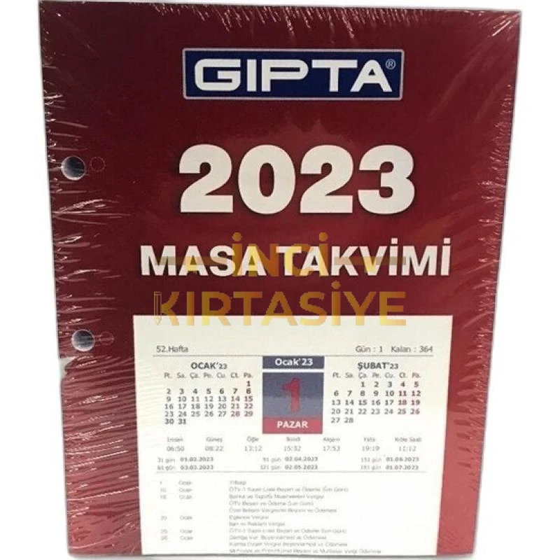GIPTA TAKVİM BLOK 10X13