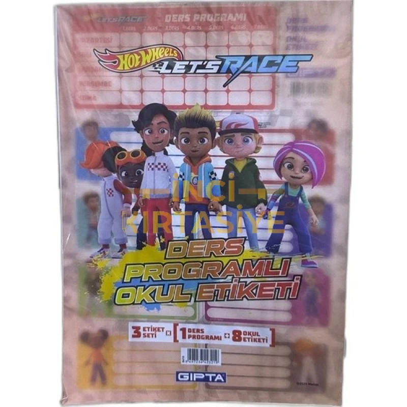 HOT WHEELS DERS PROG.OKUL ETİK.16*24-3 YP.