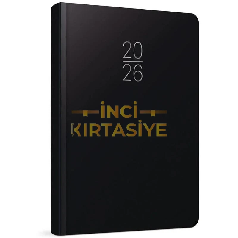 GIPTA 14X20 GÜNLÜK AJANDA 2026 SİYAH