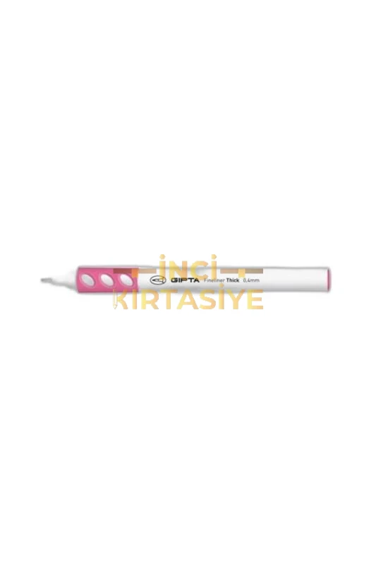 FINELINER - THICK 0.4MM YUVARLAK GÖVDE  PEMBE